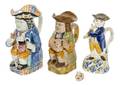Three English Toby Mugs