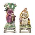 Two Staffordshire Figures
