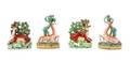 A Collection of Four Staffordshire Bocage Figures