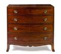 A George III Mahogany Bowfront Chest of Drawers