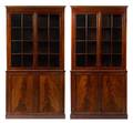 A Pair of George III Mahogany Bookcases