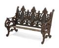 A Victorian Wrought Iron Diminutive Bench