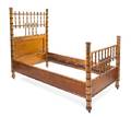 A Victorian Simulated Bamboo Bed