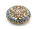 A Russian Enameled Silver Snuff Box