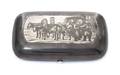 A Russian Niello Silver Cigarette Case