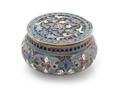 A Russian Silver and Enamel Snuff Box