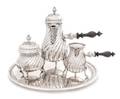 An Italian Silver Coffee Service