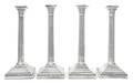 A Set of Four English SilverPlate Candlesticks