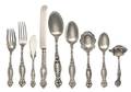 An American Silver Flatware Service