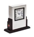 A Cartier Art Deco Style Travel Alarm Clock