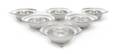 A Set of Twelve American Silver Nut Dishes