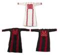 Three Palestinian Embroidered Silk