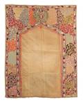 A Suzani Embroidered Prayer Mat
