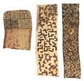 Three African Raffia Cloth Fragments