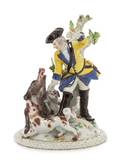 A Meissen Porcelain Figural Group
