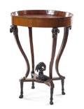 A Continental Mahogany Jardiniere