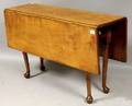 Rhode Island Queen Anne maple dining table ca 1760