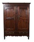 A French Relief Carved Oak Armoire