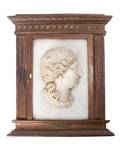 A Neoclassical Marble Portrait Plaque