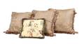 Three Decorative Throw Pillows
