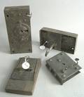 Massive iron box lock ca 1800