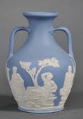 Wedgwood Light Blue Jasper Dip Portland Vase