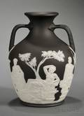 Wedgwood Black Jasper Dip Portland Vase