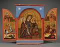 Greek Triptych Icon