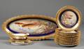 Fourteen Piece Limoges Porcelain Fish Service