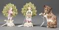 Three Small Porcelain Figures