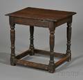 Jacobeanstyle Oak Side Table