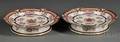 Pair of Samson Porcelain Footed Cake Plates