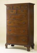 Pennsylvania Chippendale walnut tall chest ca 1770