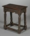 Jacobean Oak Joint Stool