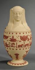 Wedgwood Primrose Jasper Canopic Jar and Cover