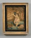 English Needlework Picture of a Child