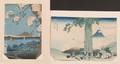Two Japanese Woodblock Prints Hiroshige