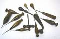 Thirteen leather tools