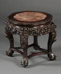 Rosewood Tabouret