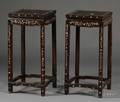 Pair of Rosewood Stands