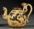 Yellow Glazed Wine Pot