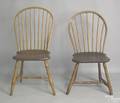 Two Pennsylvania bowback windsor side chairs