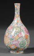 Famille Rose MilleFleur Vase