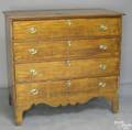 New England birch chest of drawers