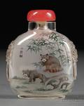 Painted Glass Snuff Bottle