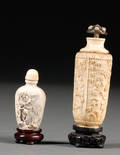Two Ivory Snuff Bottles