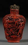 Cinnabar Snuff Bottle