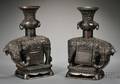 Pair of Bronze Elephants