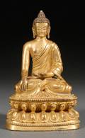 Large Giltbronze Buddha