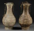 Pair of Archaicstyle Bronze Hu